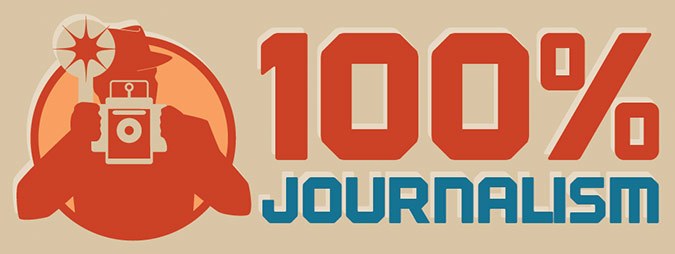 100 Journalism Logo